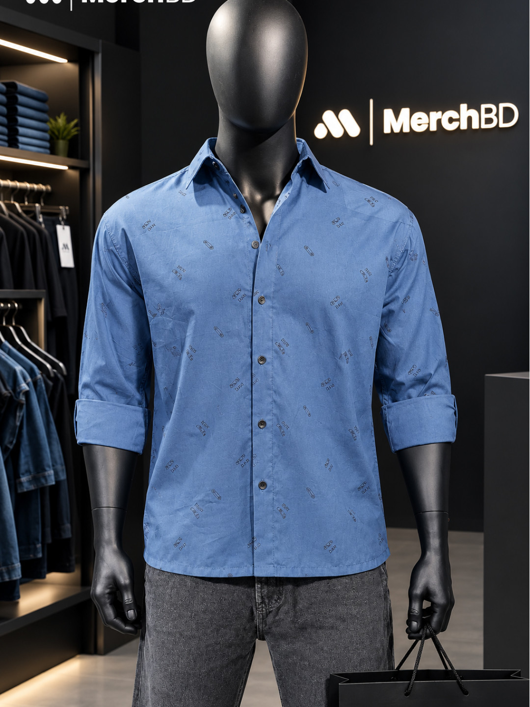 Skate Slate - Cotton Printed Casual Boxy Shirt