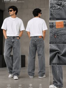 Mid wash - Baggy Jeans