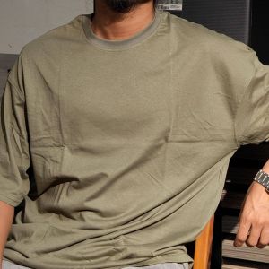 OLIVE - Drop Shoulder T-shirt